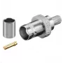 Koaxialer BNC-Steckverbinder MicroConnect BNC59F, weiblich, silber