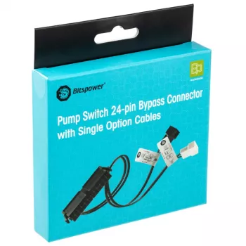 BitsPower 24‑Pin ATX-Brücke/Tester mit Lüfteranschluss — BPTA‑PSC‑SOC