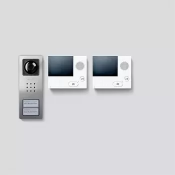 Siedle SET CVB 850-2 E/W - 8,89 cm (3,5 Zoll) - TFT - Edelstahl - Weiß - Innen- & Außenbereich - 756 x 504 Pixel - CMOS