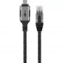 Goobay 70755 USB-C auf RJ45 Ethernet CAT 6 Kabel für stabile kabelgebundene Internetverbindung mit Router/Modem/Netzwerk-Switch/Ersetzt USB auf RJ45 Adapter / 1
