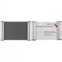 Türschild-Clip Franken BS0606 für 148×148 mm Einlagen, wandmontierter Displayhalter