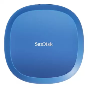 SanDisk Creator Desk Drive Externe Festplatte, SSD, 4TB, Blau, SDSSDT40C-4T00-E25