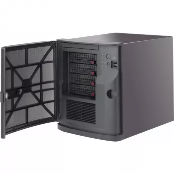 Computergehäuse Supermicro CSE-721TQ-350B2 Mini Tower Schwarz