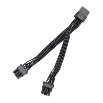 Wasserverteiler EK Water Blocks EK-Loop OmniLink 2-Way 100mm — 2-Wege-Flüssigkeitskühlungsverteiler, 100 mm Abstand