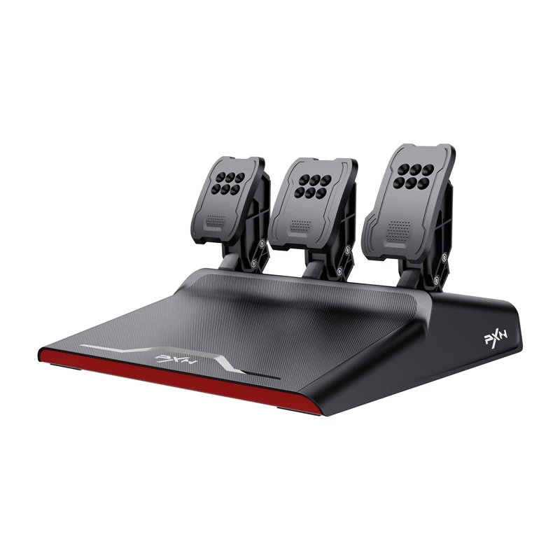 Lenkrad- und Pedale-Set PXN V10 Pro für PC, PS4, Xbox One, Xbox Series X|S — Force Feedback-kompatibel, USB-Anschluss