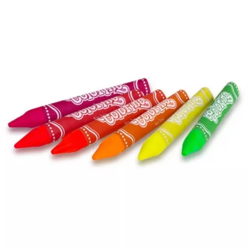 Colorino Kids Neon Wachsmalkreiden 6 Farben