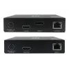 Eaton Tripp Lite Series DisplayPort-zu-HDMI über Cat6 Extender-Kit mit KVM-Unterstützung, 4K 60Hz, 4:4:4, USB, PoC, HDCP 2.2, bis zu 70 m, TAA - Erweiterung für Video/Audio, HDMI, Di