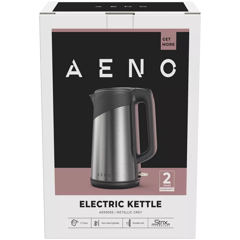 AENO EK3 Wasserkocher 1,7 L 2200 W Schwarz