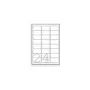 Adressetiketten Avery Zweckform J8159-25 – weiß, Tintenstrahl, 63,5×33,9 mm, 600 Etiketten (25 Blatt)