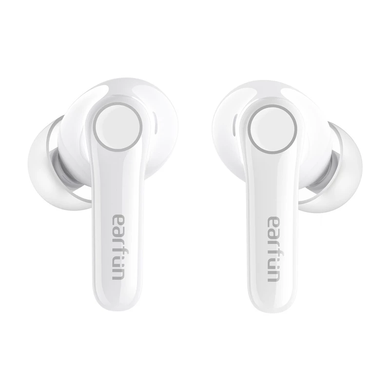 Kabellose TWS EarFun Air Pro 4 Kopfhörer mit ANC, Perlmutt-Finish