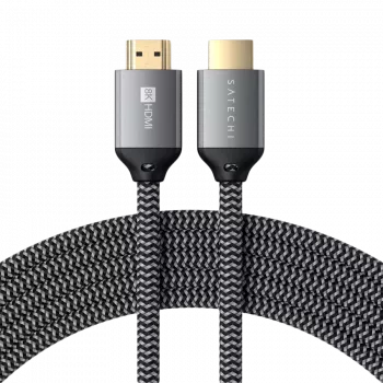 Satechi ST-8KHC2MM - 2 m - HDMI Typ A (Standard) - HDMI Typ A (Standard) - Grau