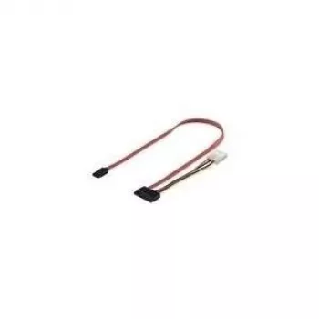Wentronic Goobay HDD S-ATA-Kabel 1,5 GBits / 3 GBits / 6 GBits, 0,5 m – SATA 2in1 Datensignal + Stromadapter (68175)