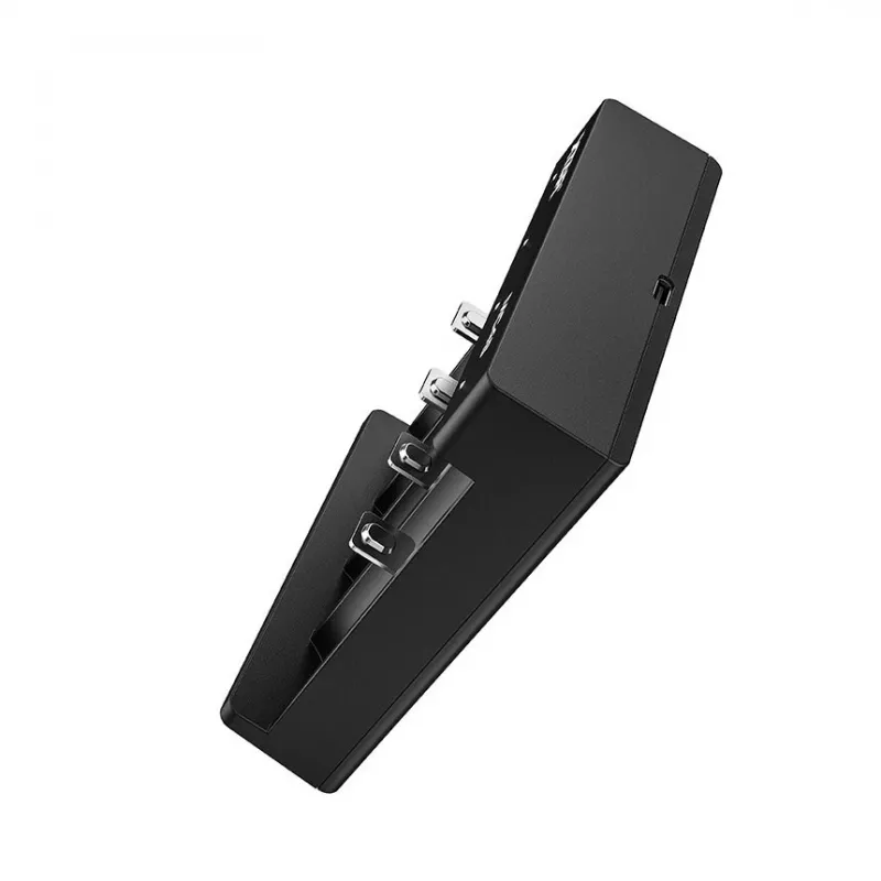 XTAR MC4S 4‑Slot-Desktop-Ladegerät für zylindrische Li‑Ion 18650 und NiMH (A/AA/AAA/AAAA/C/D), 1 A Ausgang, 5 V Eingang, Schwarz