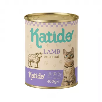 KATIDO Lamm - Nassfutter für Katzen - 400g