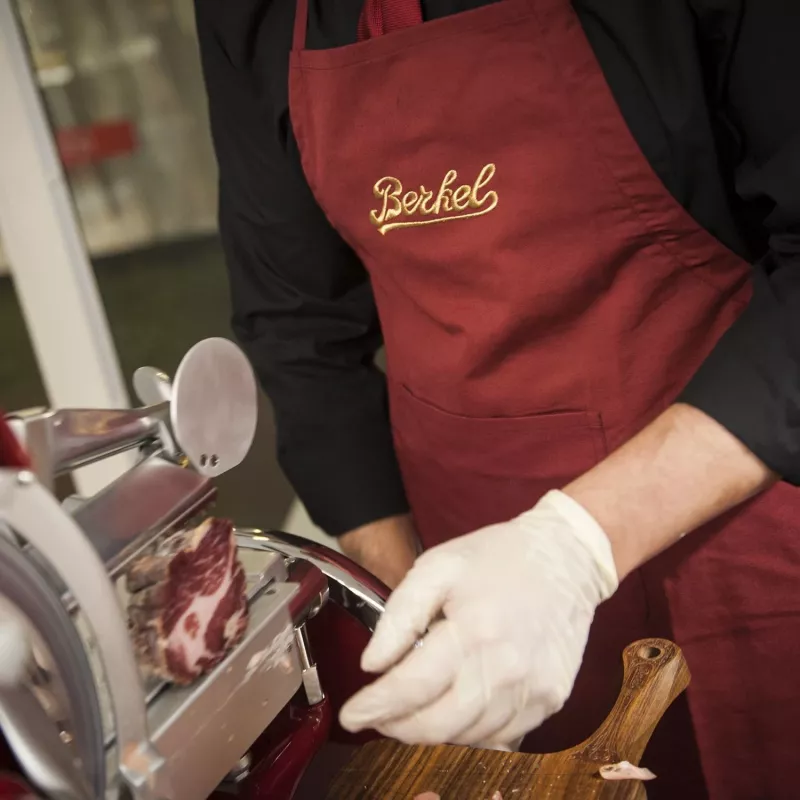 Küchenschürze Berkel DV7700 Unisex Rot Baumwolle