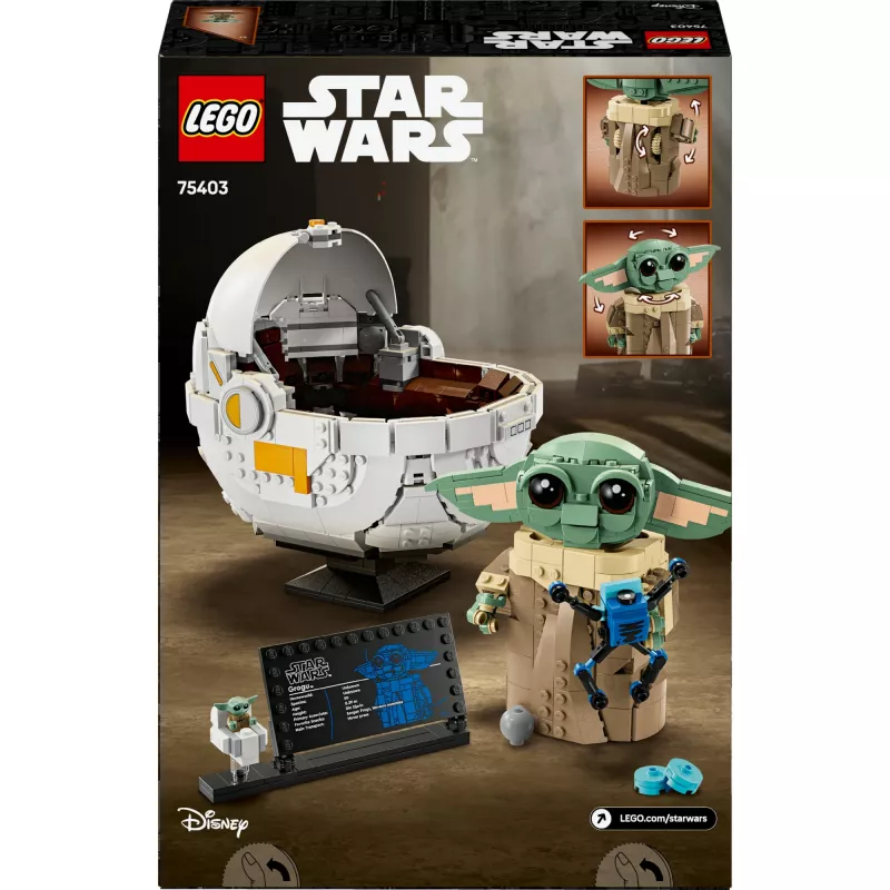 LEGO STAR WARS 75403 Grogu mit Schwebekinderwagen