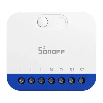 Smart Mini-WLAN-Dimmer-Controller Sonoff MINI‑DIM — kompaktes Unterputz-Modul zum Dimmen von LED/Licht, Matter-kompatibel