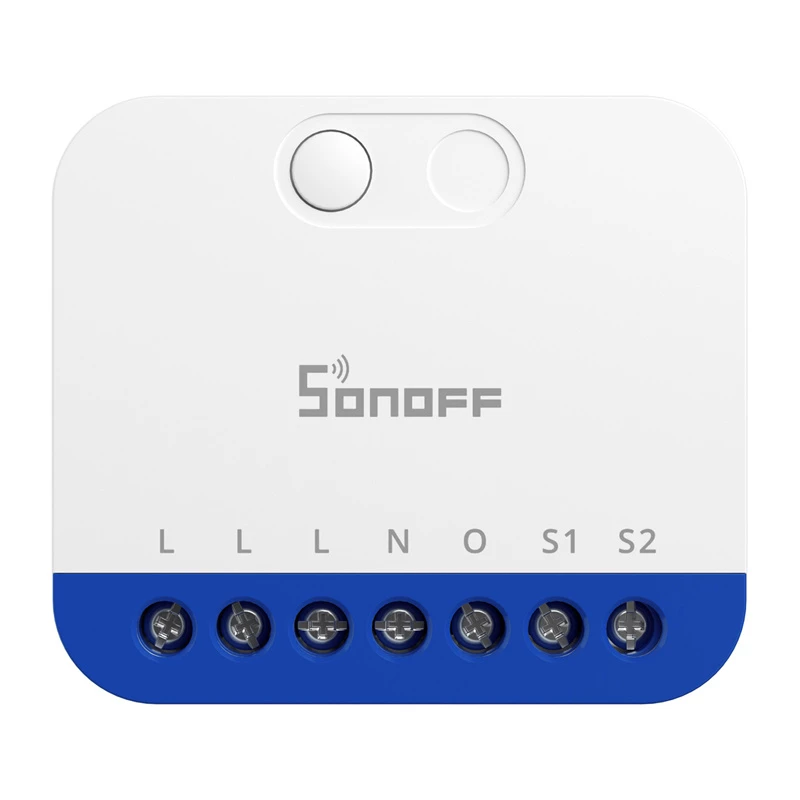 Smart Mini-WLAN-Dimmer-Controller Sonoff MINI‑DIM — kompaktes Unterputz-Modul zum Dimmen von LED/Licht, Matter-kompatibel