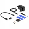 HDD/SSD-Gehäuse DeLOCK 42020 Schwarz 2,5 Zoll USB Typ-C 10 Gbit/s