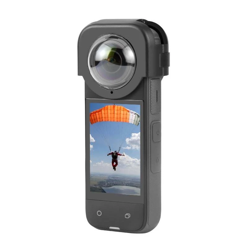 Linsenabdeckung für Insta360 X4 von Puluz PU975 — Optisches Glas, kratzfest, langlebig