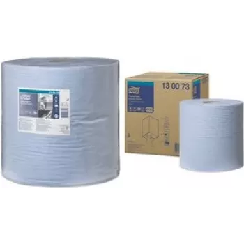 Wischrolle Tork 130073 — Mehrzweck-Industrierolle 2-lagig blau, 170 m
