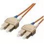 Equip SC/SC LWL-Patchkabel – OM1/OM2, 10 m, 62,5/125 µ