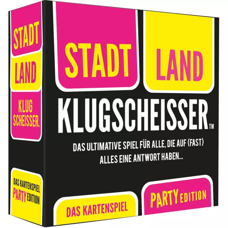 Stadt Land Klugscheisser - Das Kartenspiel (Party Edition), Partyspiel