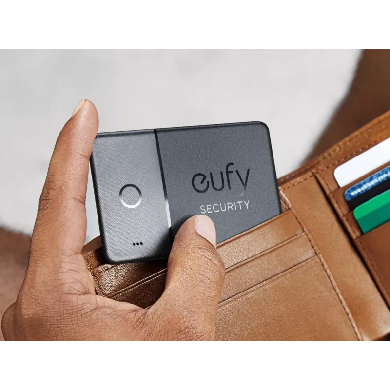 GPS-Tracker Eufy SmartTrack Card Schwarz Universal Batterielaufzeit 26280 h