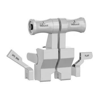 Flight-Stick-Schubregler-Modul MOZA TQB — weiß, 270 g, kompakter Schubregler