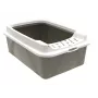Katzenklo rotho Bonnie Eco Cappuccino 30 L abgedeckte Kunststoffschale mit Deckel, 572×393×209 mm