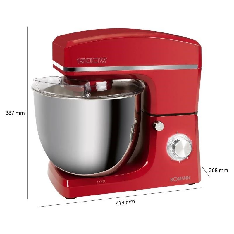 Standmixer Bomann KM 6036 CB - 10 L, rot