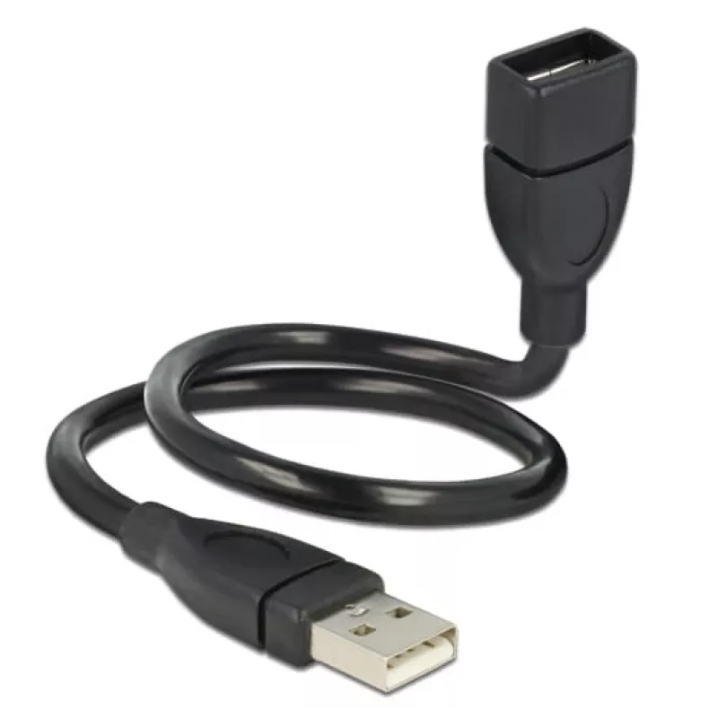 USB-Kabel DeLOCK 35cm USB 2.0 83498 Schwarz