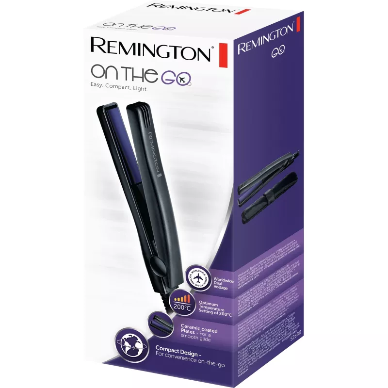Remington S2880 Haarstyling-Gerät Glätteisen Warm Schwarz