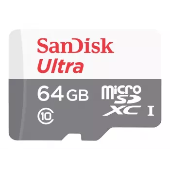 Flash-Speicher SanDisk 64GB microSDXC Class 10 SDSQUNR-064G-GN3MA