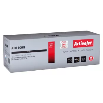 Activejet ATH-106N Toner (Ersatz für HP 106A W1106A; Supreme; 1000 Seiten; schwarz)