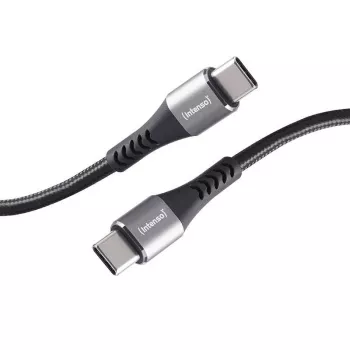 USB-C-Kabel INTENSO 7901000 – 1,5 m, schwarz, USB-C-auf-USB-C Lade- und Datenkabel