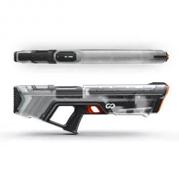 Wasserpistole SpyraOne SpyraGO Clear Transparent — kompakte wiederaufladbare Wasserpistole SPGO1T