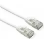 ROLINE GREEN U/FTP DataCenter Patchkabel Kat.6A (Klasse EA), LSOH, schlank, Weiß, 1 m (21.44.1701)
