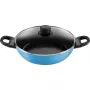 Tiefe Bratpfanne Ballarini CAPRERA 28 cm mit Deckel, blau