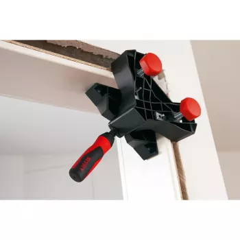 Winkel-Türspannzwinge WTR schwarz rot 35 70