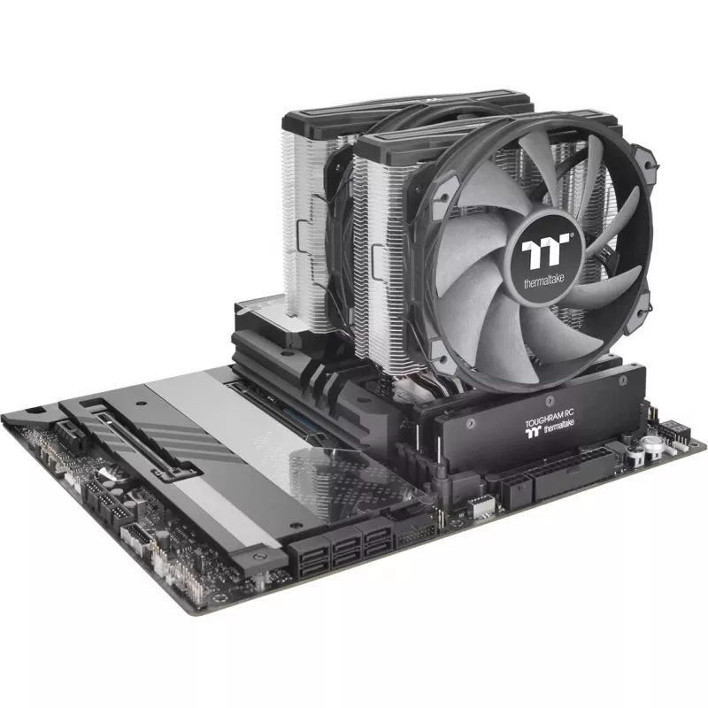 Thermaltake TOUGHAIR 710 - Prozessor-Luftkühler - (für: LGA1156, LGA1155, LGA2011, LGA1150, LGA2011-3, LGA1151, AM4, LGA2066, LGA1200, LGA1700, AM5)