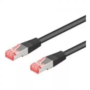 Goobay 731812 Netzwerkkabel Schwarz 10 m Cat6a S/FTP (S-STP)