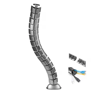 Kabelgitter-Organizer für den Schreibtisch MC-768 S silber