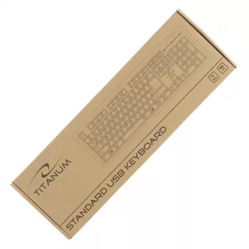 Titanum TK101 Tastatur USB Schwarz