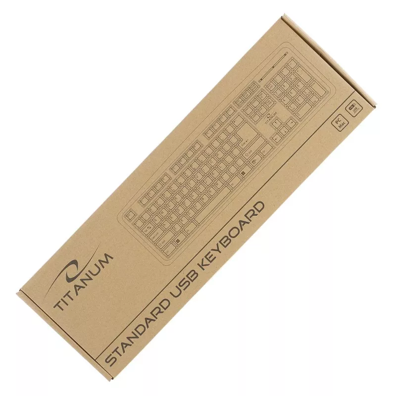 Titanum TK101 Tastatur USB Schwarz