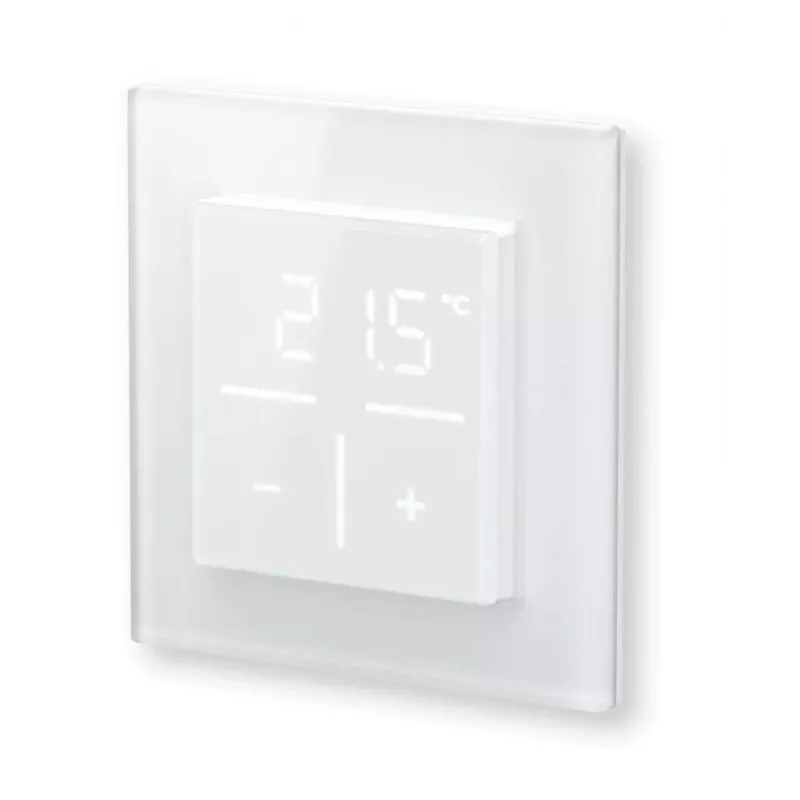 Glas-Wandthermostat Homematic IP Modell 161458A0 – digital, weiß, 230 V, IP20