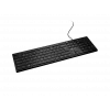 Kabelgebundene schlank-Multimedia-Tastatur NATEC HERRING — schwarz, Low-Profile-Layout, Multimediatasten