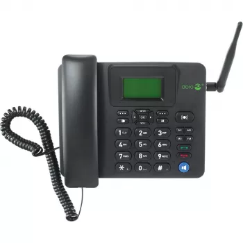 IP-Telefon Doro 4100H Schwarz Kabelgebundenes Mobilteil LCD 128x64 500 Einträge