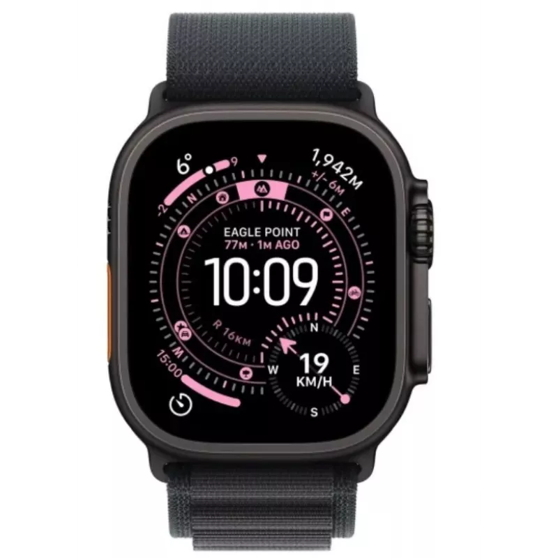 Apple Watch Ultra 3 GPS + Cellular 49mm Black Titanium Gehäuse mit Black Alpine Loop Medium