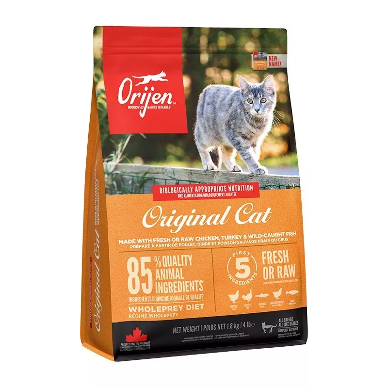 ORIJEN Cat Original - Trockenfutter für Katzen - 1,8 kg